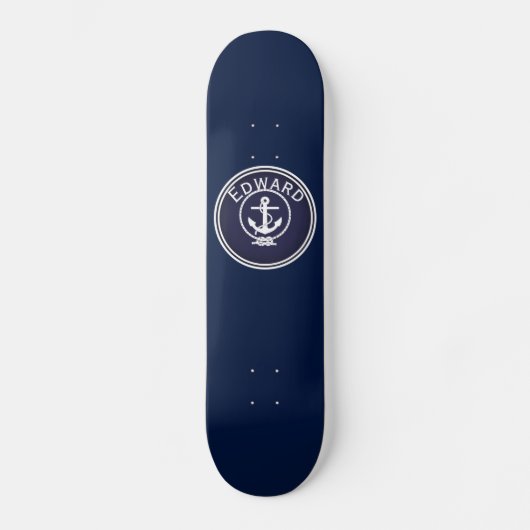 Anchor Nautical Seal Skateboard (Voorkant)