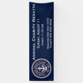 Anchor Nautical Seal Spandoek (Verticaal)