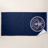 Anchor Nautical Seal Strandlaken (Voorkant)