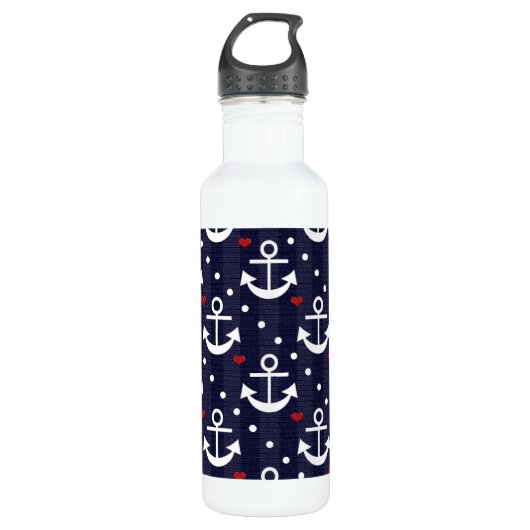 Anchor Nautical Thed BPA Free Waterfles (Voorkant)