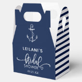 Anchor Nautical Vrijgezellenfeest Navy Blue Bedankdoosjes (Geopend)