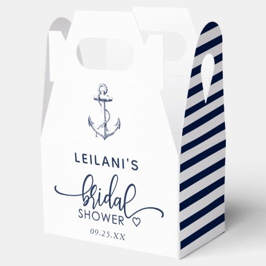 Anchor Nautical Vrijgezellenfeest White Bedankdoosjes (Geopend)