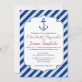 Anchor Nautical Wedding Invitations Kaart (Voorkant)