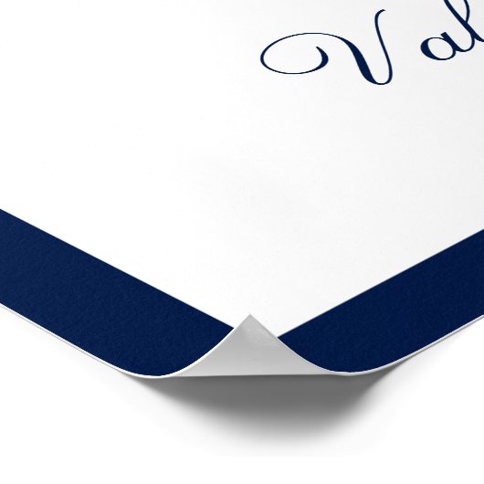 Anchor | Nautical Wedding | Welkom Poster (Hoek)