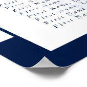 Anchor | Nautical Wedding | Zitschaart Poster (Hoek)