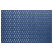 Anchor Navy Blue White | Mariene Stof (Yard (91,4 cm))
