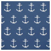 Anchor Navy Blue White | Mariene Stof (Swatch)