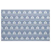 Anchor Navy Blue White Stripes Stof (Yard (91,4 cm))