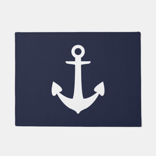 Anchor Navy Doormat Deurmat (Voorkant)