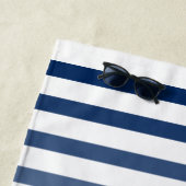 Anchor Oars familienaam Beach House Wit Strandlaken (In situ)