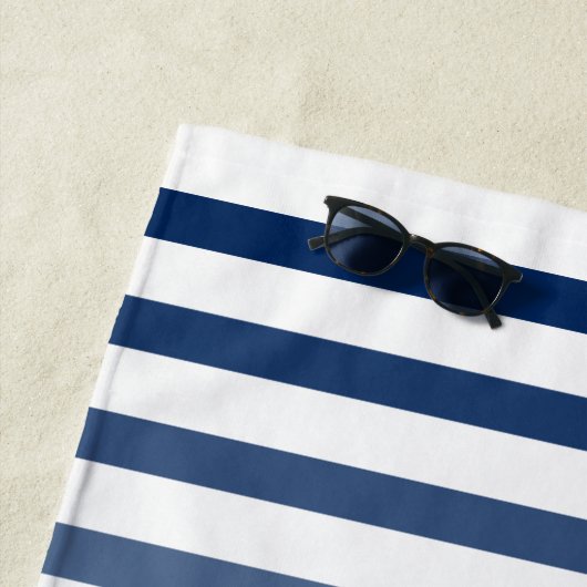 Anchor Oars familienaam Beach House Wit Strandlaken (In situ)