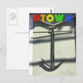 Anchor op Commercial Street. Briefkaart (Voorkant / Achterkant)