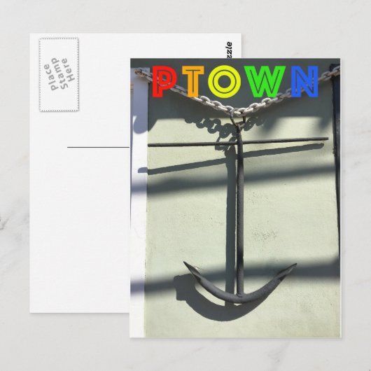 Anchor op Commercial Street. Briefkaart (Voorkant / Achterkant)