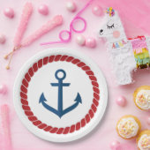 Anchor Papieren Bordje (Feest)