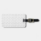 Anchor Pattern Bagagelabel (Voorkant horizontaal)