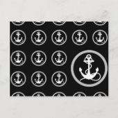 Anchor Pattern Briefkaart (Voorkant)