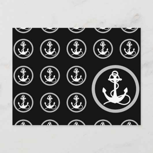 Anchor Pattern Briefkaart (Voorkant)