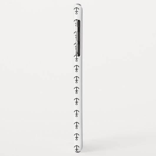 Anchor Pattern Case-Mate iPhone Case (Achterkant/links)