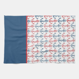 Anchor Pattern Theedoek