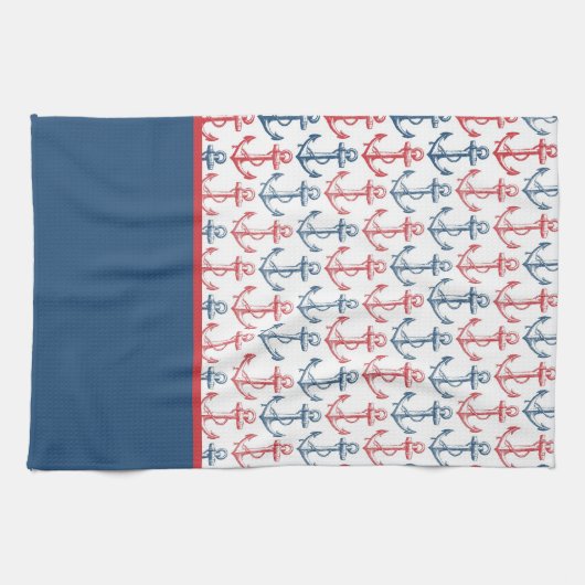 Anchor Pattern Theedoek (Horizontaal)