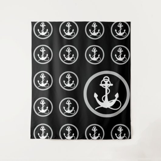Anchor Pattern Wandkleed (Voorkant)