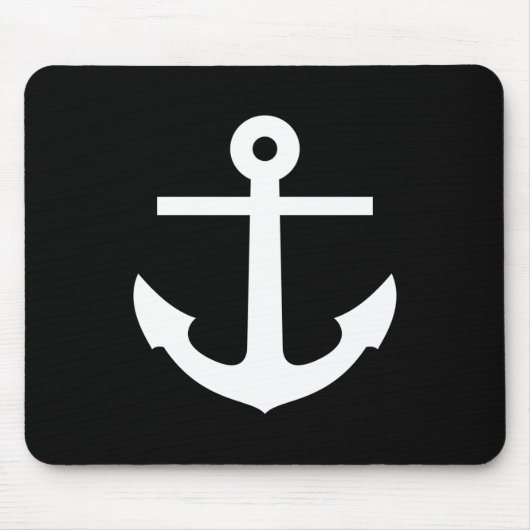 Anchor Pictogram Mousepad Muismat (Voorkant)