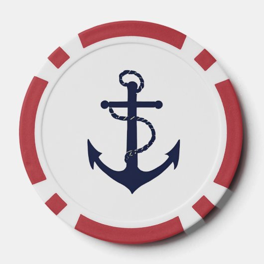 Anchor Poker Chips (Achterkant)