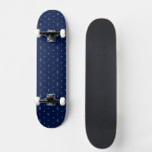 Anchor Polka Dots Pattern Persoonlijk Skateboard (Voorkant)