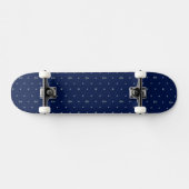 Anchor Polka Dots Pattern Persoonlijk Skateboard (Horizontaal)
