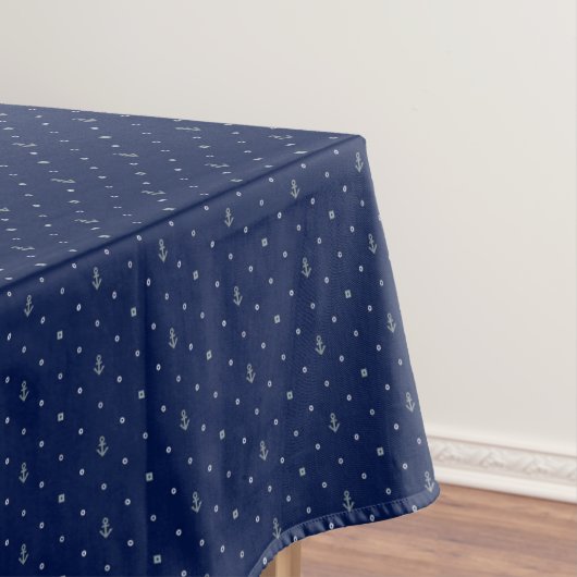 Anchor Polka Dots Pattern Tafelkleed (Voorbeeld)