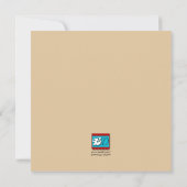 Anchor & Porthole op Zee Birthday-uitnodiging Kaart (Achterkant)