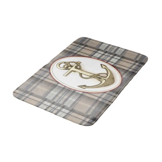 Anchor Pset Beach House Bathroom Bath Mat (Gekanteld)