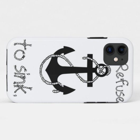 Anchor Quote Case-Mate iPhone Case (Achterkant (horizontaal))