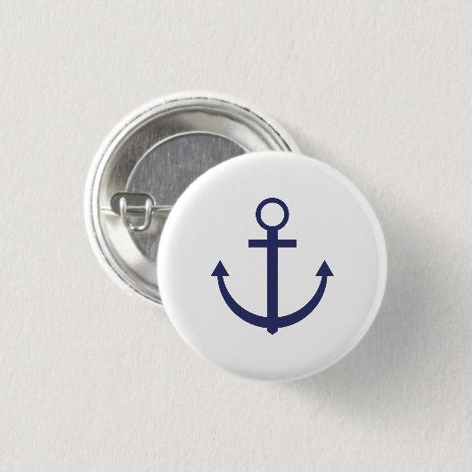 Anchor Ronde Button 3,2 Cm (Voorkant /achterkant)