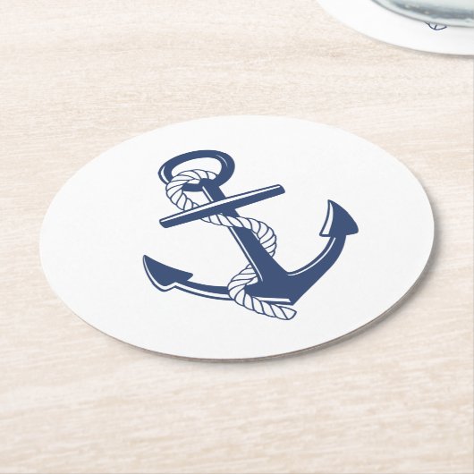 Anchor Ronde Kartonnen Onderzetter (Gebogen)
