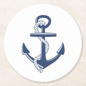Anchor Ronde Kartonnen Onderzetter (Voorkant)