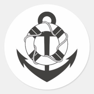 Anchor Ronde Sticker