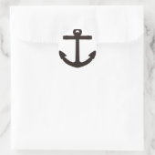Anchor Ronde Sticker (Tas)