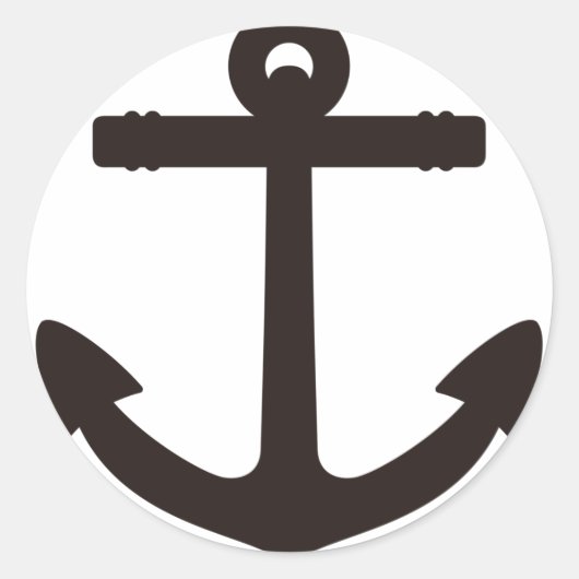 Anchor Ronde Sticker (Voorkant)