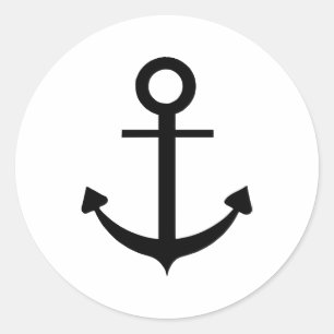Anchor Ronde Sticker