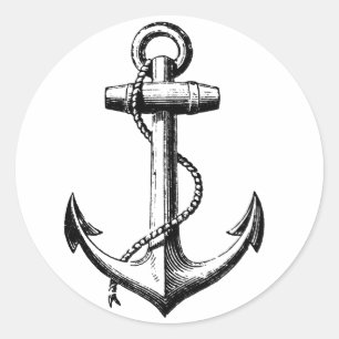 Anchor Ronde Sticker