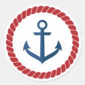 Anchor Ronde Sticker (Voorkant)
