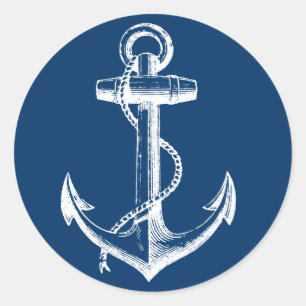 Anchor Ronde Sticker