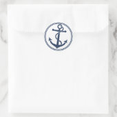 Anchor Ronde Sticker (Tas)