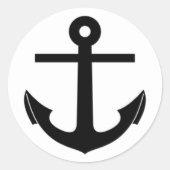 Anchor Ronde Sticker (Voorkant)