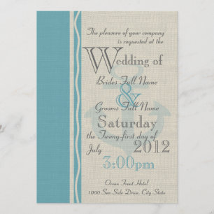 Anchor Rustic Nautical Wedding Kaart