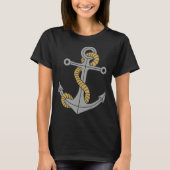 Anchor Sailboat Nautical Sailor Anchor Sailing T-shirt (Voorkant)