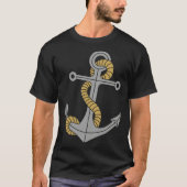 Anchor Sailboat Nautical Sailor Anchor Sailing T-shirt (Voorkant)
