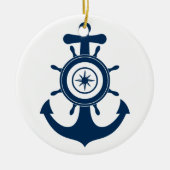 Anchor Sailor-versiering Keramisch Ornament (Voorkant)