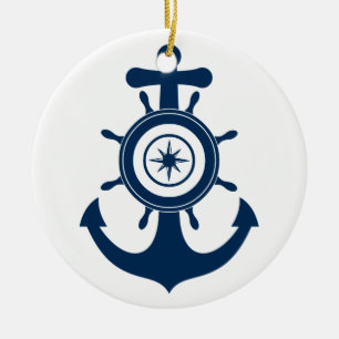 Anchor Sailor-versiering Keramisch Ornament
